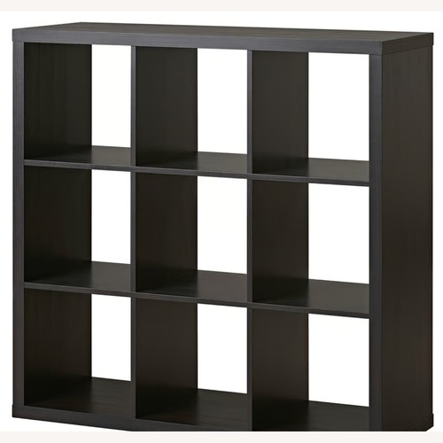 Used IKEA Black Wood Bookcase for sale on AptDeco