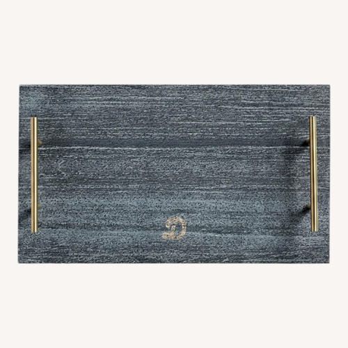 Used Hayes Marble Serving Board with Handles for sale on AptDeco