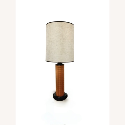 Used Vintage Mid-Century Geometric Table Lamp for sale on AptDeco