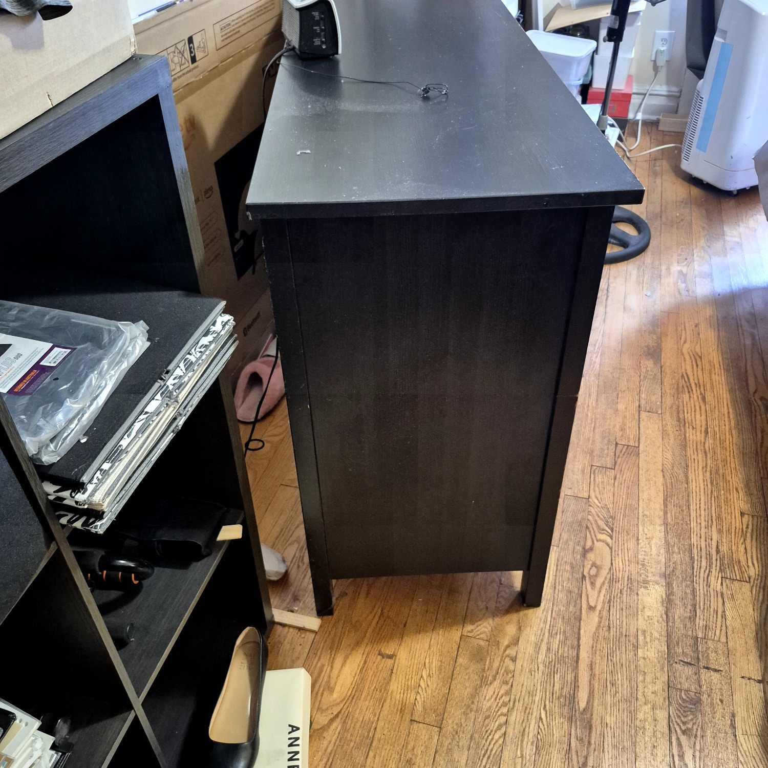 IKEA Black Wood Dresser - image-3