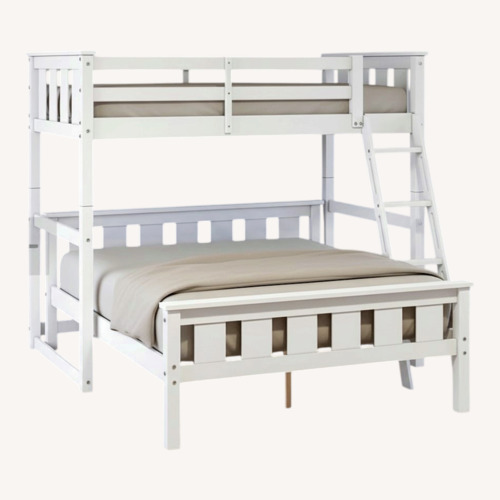 Used Kane White Wood Twin Loft Bed for sale on AptDeco