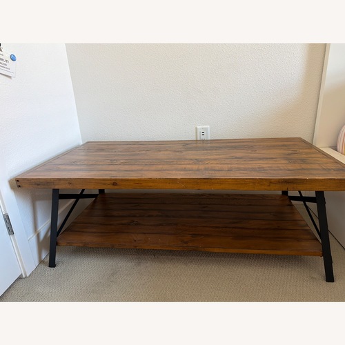 Used Wayfair Natural Wood Coffee Table for sale on AptDeco