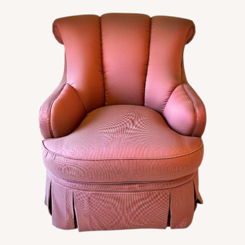 Used Ethan Allen Terracotta Red Accent Chairs for sale on AptDeco
