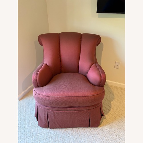 Used Ethan Allen Terracotta Red Accent Chairs for sale on AptDeco