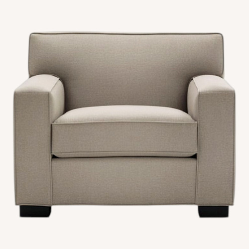 Used Mitchell Gold + Bob Williams Gabriel II Light Gray Armchair for sale on AptDeco