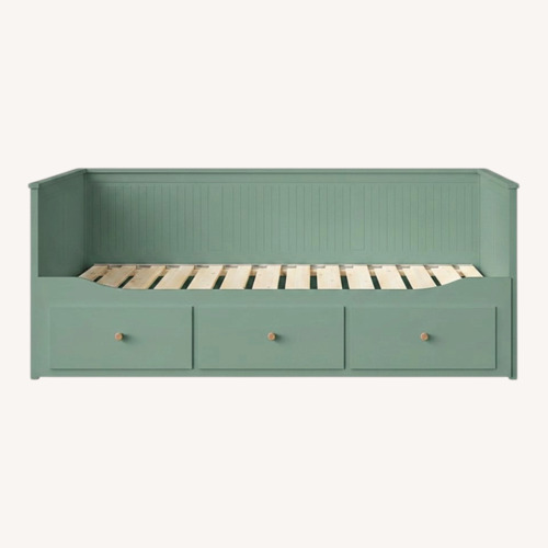 Used IKEA Green Wood Daybed for sale on AptDeco