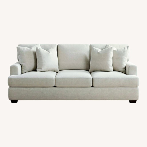 Used Wayfair Light Gray Fabric 3+ Seater Sofa for sale on AptDeco