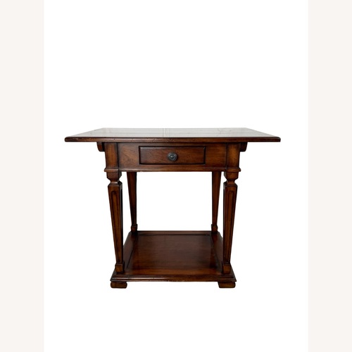 Used Vintage Milling Road Baker Side Table w Drawer for sale on AptDeco
