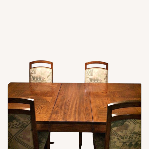 Used Thomasville Dining Room Set Six Chairs Two Leaves for sale on AptDeco