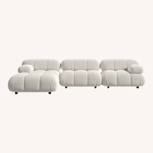 Used Rove Concepts White 3+ Piece Sectional for sale on AptDeco