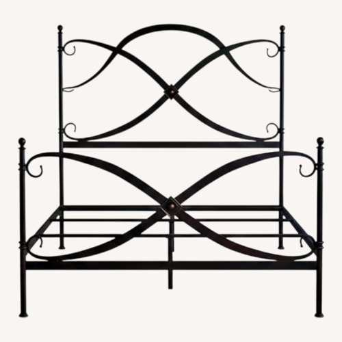 Used Arhaus St. Lucia Queen Bed for sale on AptDeco