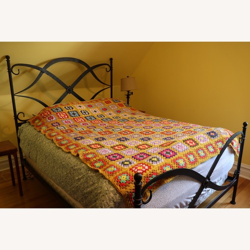 Used Arhaus St. Lucia Queen Bed for sale on AptDeco