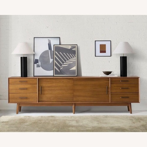 Used West Elm MCM Style Long Media Console for sale on AptDeco
