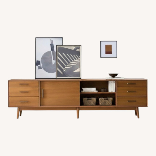 Used West Elm MCM Style Long Media Console for sale on AptDeco
