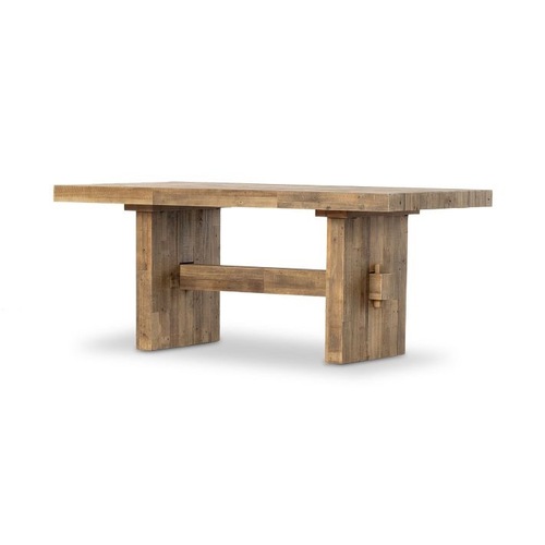 Used West Elm Dark Emmerson Brown Wood Dining Table with Bench for sale on AptDeco