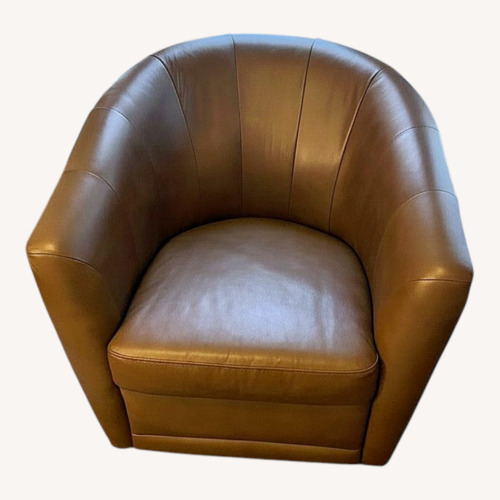Used Brown Leather Couch for sale on AptDeco