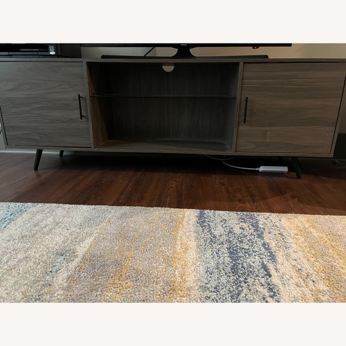 Used Dark Brown Wood Media Storage for sale on AptDeco