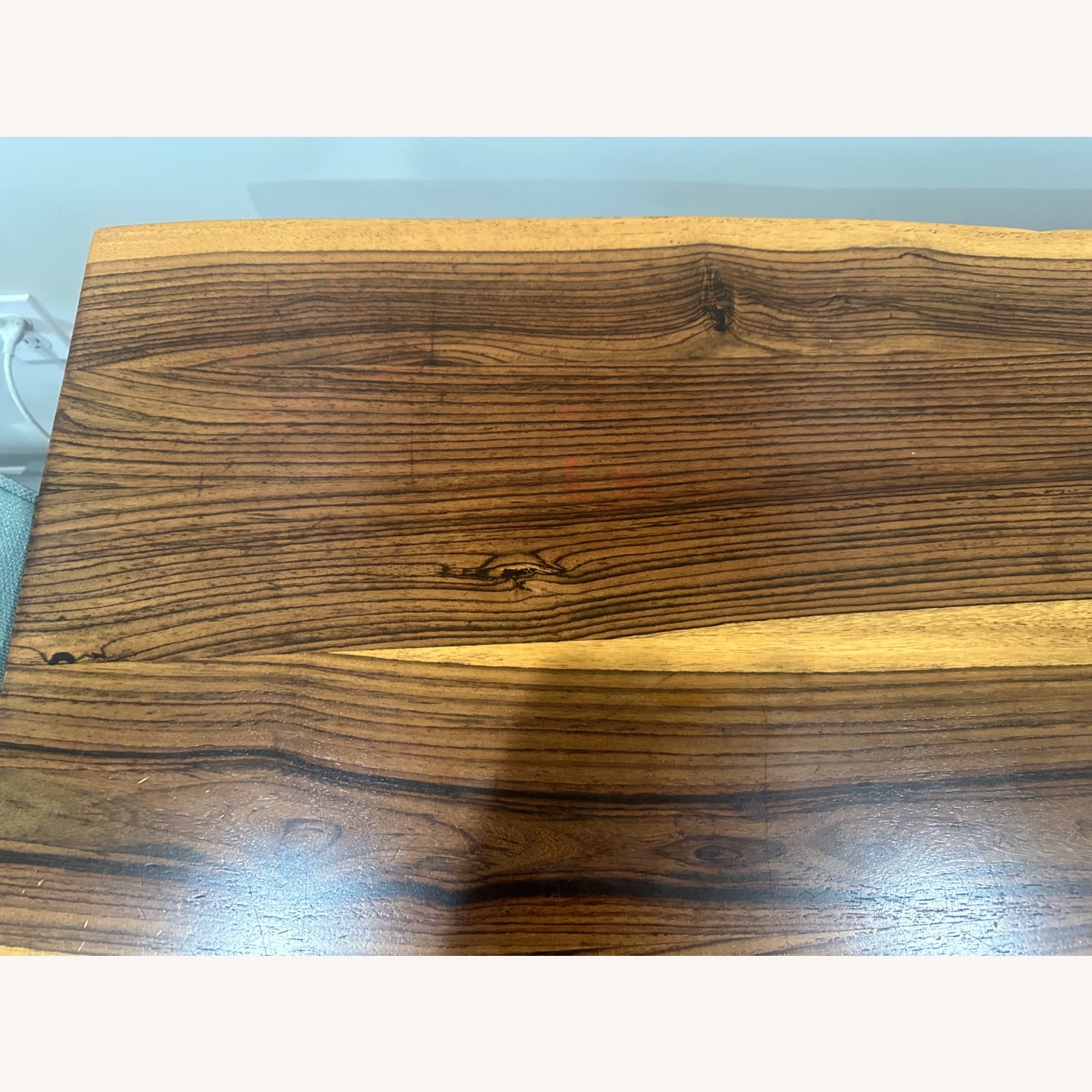 Dark Brown Wood Dining Table - image-4