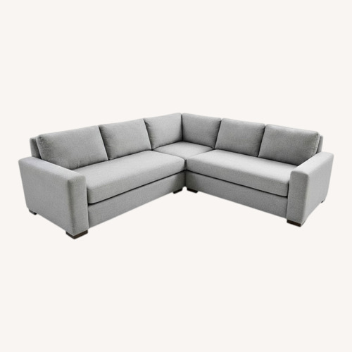 Used Restoration Hardware Gray 3+ Piece Sectional for sale on AptDeco