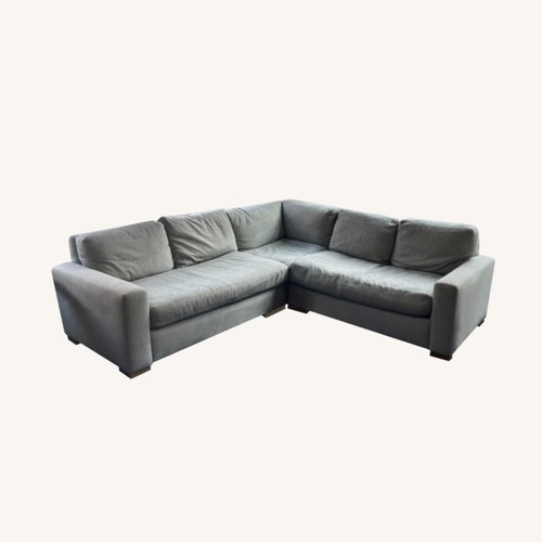 Used Restoration Hardware Gray 3+ Piece Sectional for sale on AptDeco