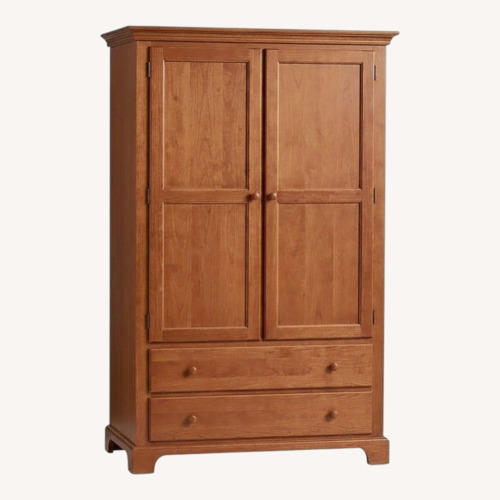 Used Nadeau Furniture Brown Wardrobe/Armoire for sale on AptDeco