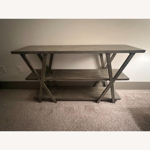 Used Light Grey Tv Stand for sale on AptDeco