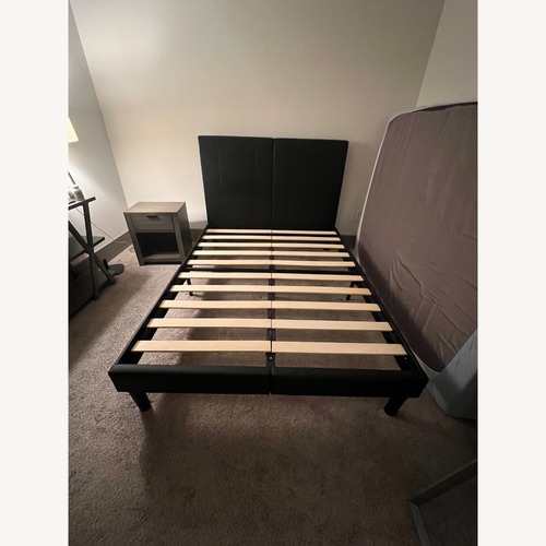 Used Black Queen Bed for sale on AptDeco