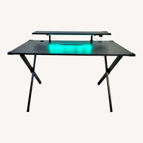 Used Black Gaming Desk for sale on AptDeco