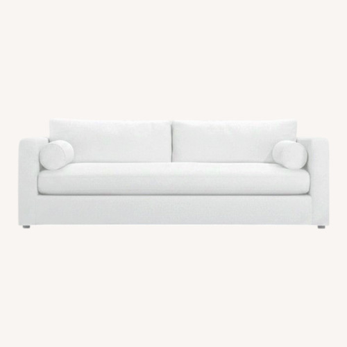 Used Crate & Barrel Aris 88" Beige Fabric 3 Seater Deep Sofa for sale on AptDeco