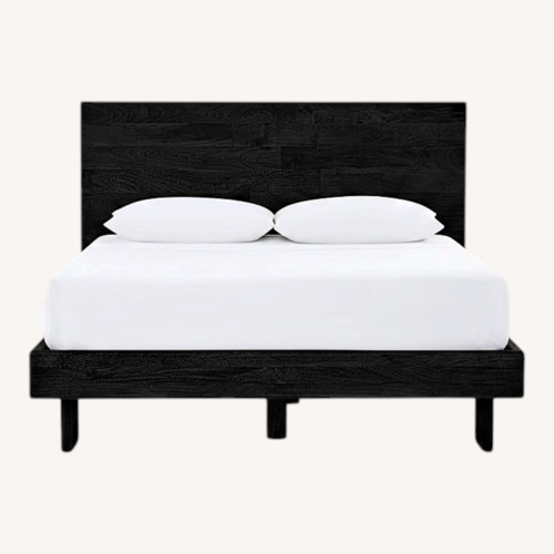Used West Elm Mango Wood Queen size bed  for sale on AptDeco