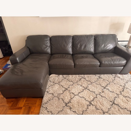Used Raymour & Flanigan Light Gray Sleeper Sofa for sale on AptDeco