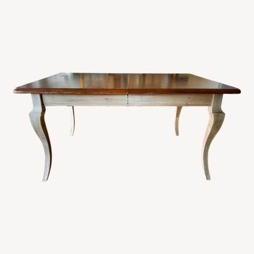 Used Domain Dining Table w 2 Extension Leafs for sale on AptDeco