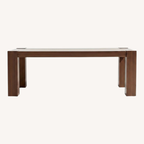 Used Crate & Barrel Sobro 86" Walnut Dining Table for sale on AptDeco