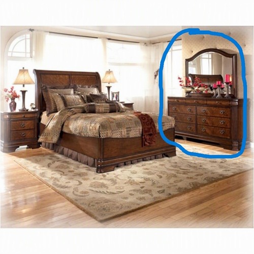 Used Ashley Hamlyn Dresser w/Mirror for sale on AptDeco