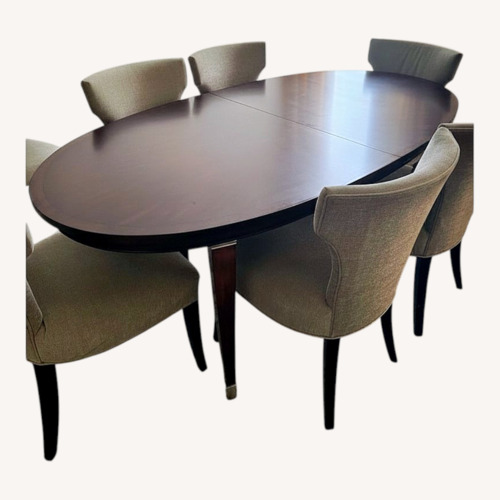 Used Thomasville Dining Table + Crate & Barrel Chairs for sale on AptDeco