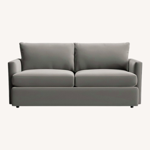 Used Crate & Barrel Lounge Dark Gray Fabric 2 Seater Sofa for sale on AptDeco