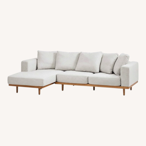 Used West Elm Newport 2-Piece Chaise Modular Sofa for sale on AptDeco