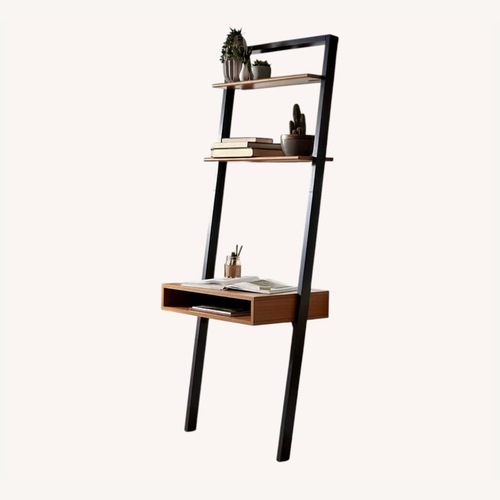 Used West Elm Ladder Shelf Wall Desk for sale on AptDeco
