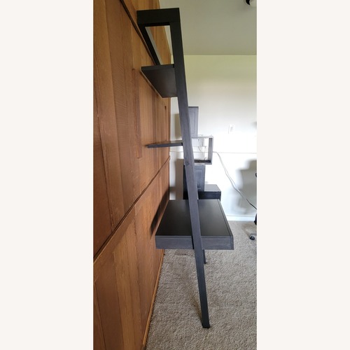 Used Crate & Barrel Sawyer Mocha Leaning Desk for sale on AptDeco