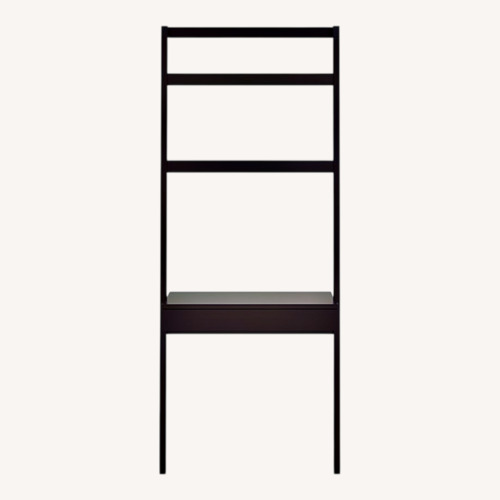 Used Crate & Barrel Sawyer Mocha Leaning Desk for sale on AptDeco