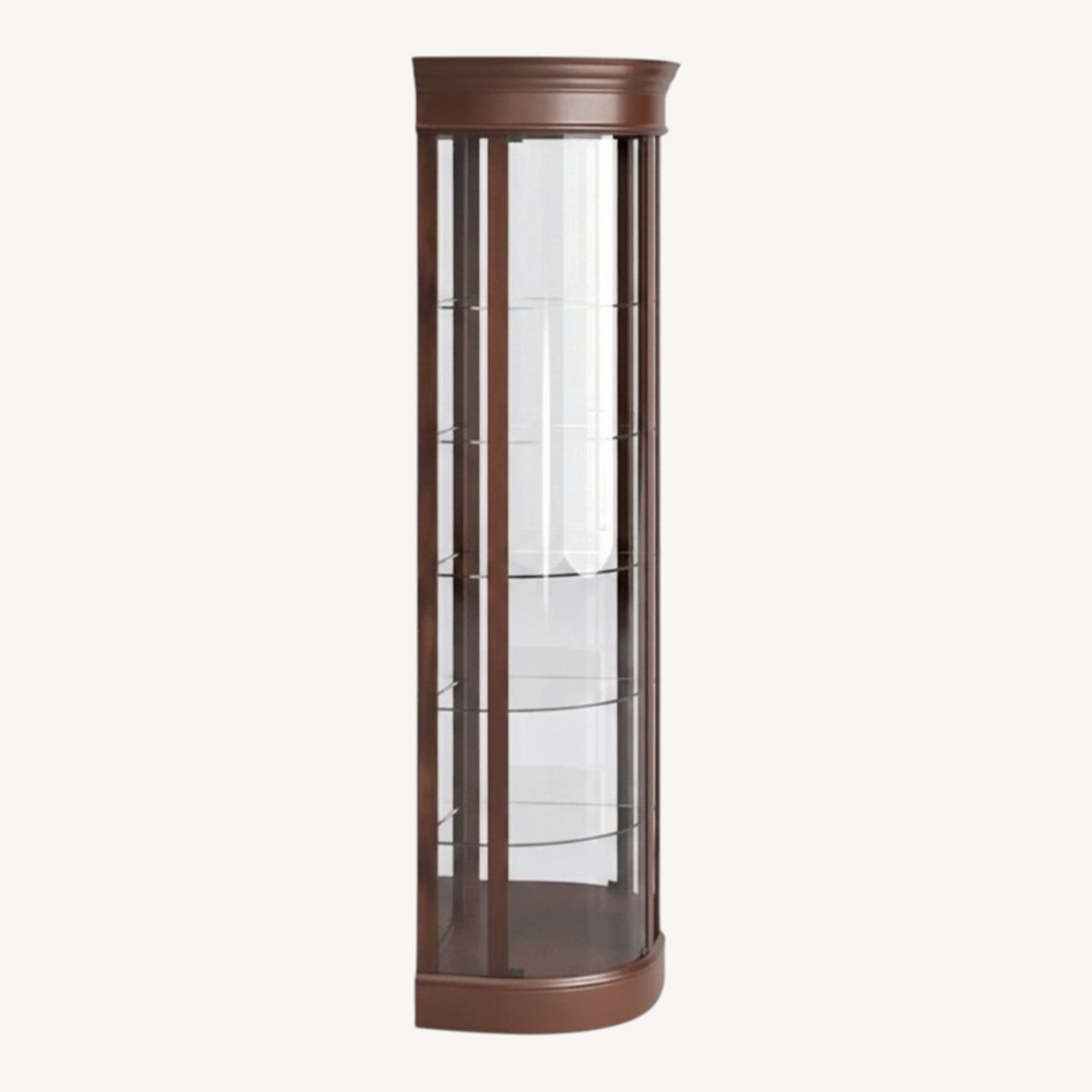 Pulaski Rounded Corner Curio Cabinet - image-0