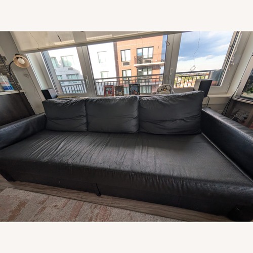 Used IKEA Friheten Sofa (Black) for sale on AptDeco