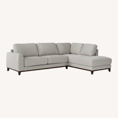 Used Amherst Cobblestone Sectional W Right Arm Chaise for sale on AptDeco
