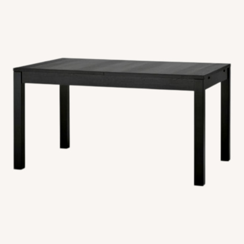 Used IKEA Bjursta Rectangle Extendable Dining Table for sale on AptDeco