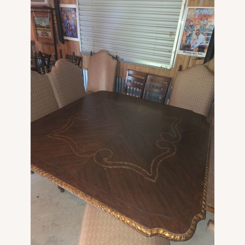 Used Philippe Langdon Dining Table & 7 Chairs for sale on AptDeco