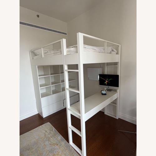 Used Pottery Barn Teen Bowen Loft Bed - Full for sale on AptDeco