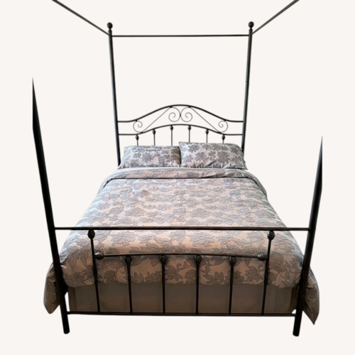 Used Black Metal Full Bed for sale on AptDeco