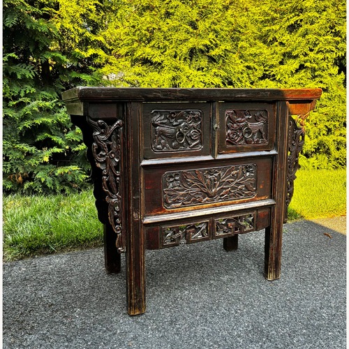 Used Decorative Wood Side Table  for sale on AptDeco