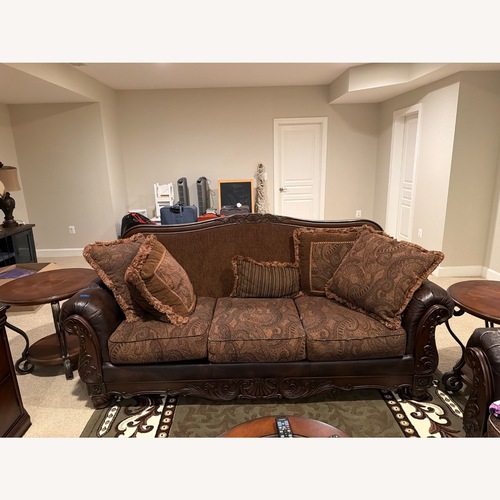 Used Ashley Furniture Dark Brown 3+ Seater Sofas for sale on AptDeco