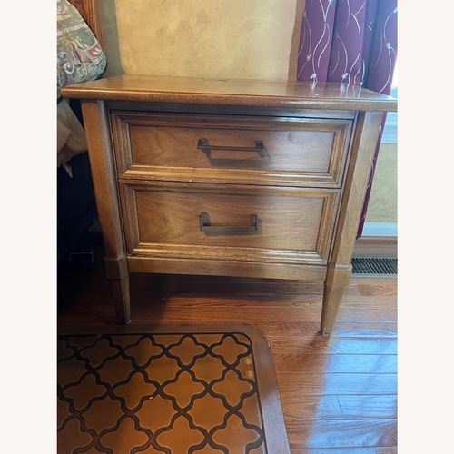 Used Vintage/Antique Natural Wood Nightstand for sale on AptDeco